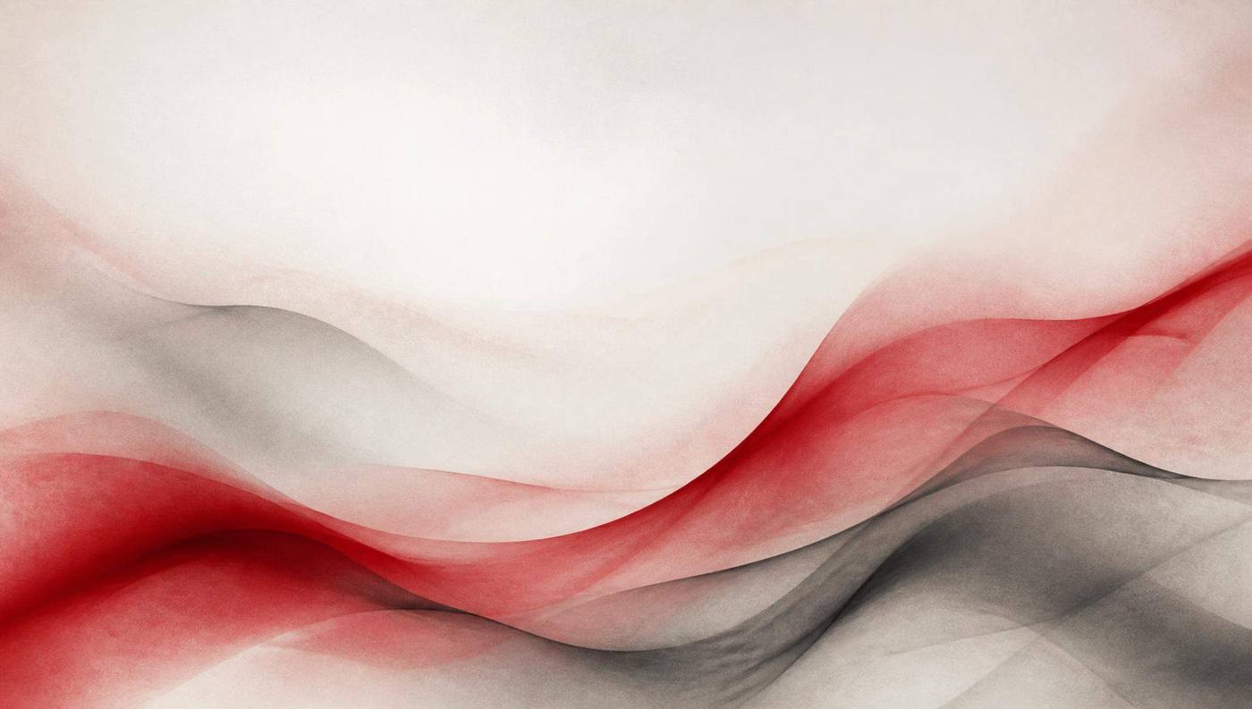 Onde astratte rosse e antracite, colori distintivi di Aureon